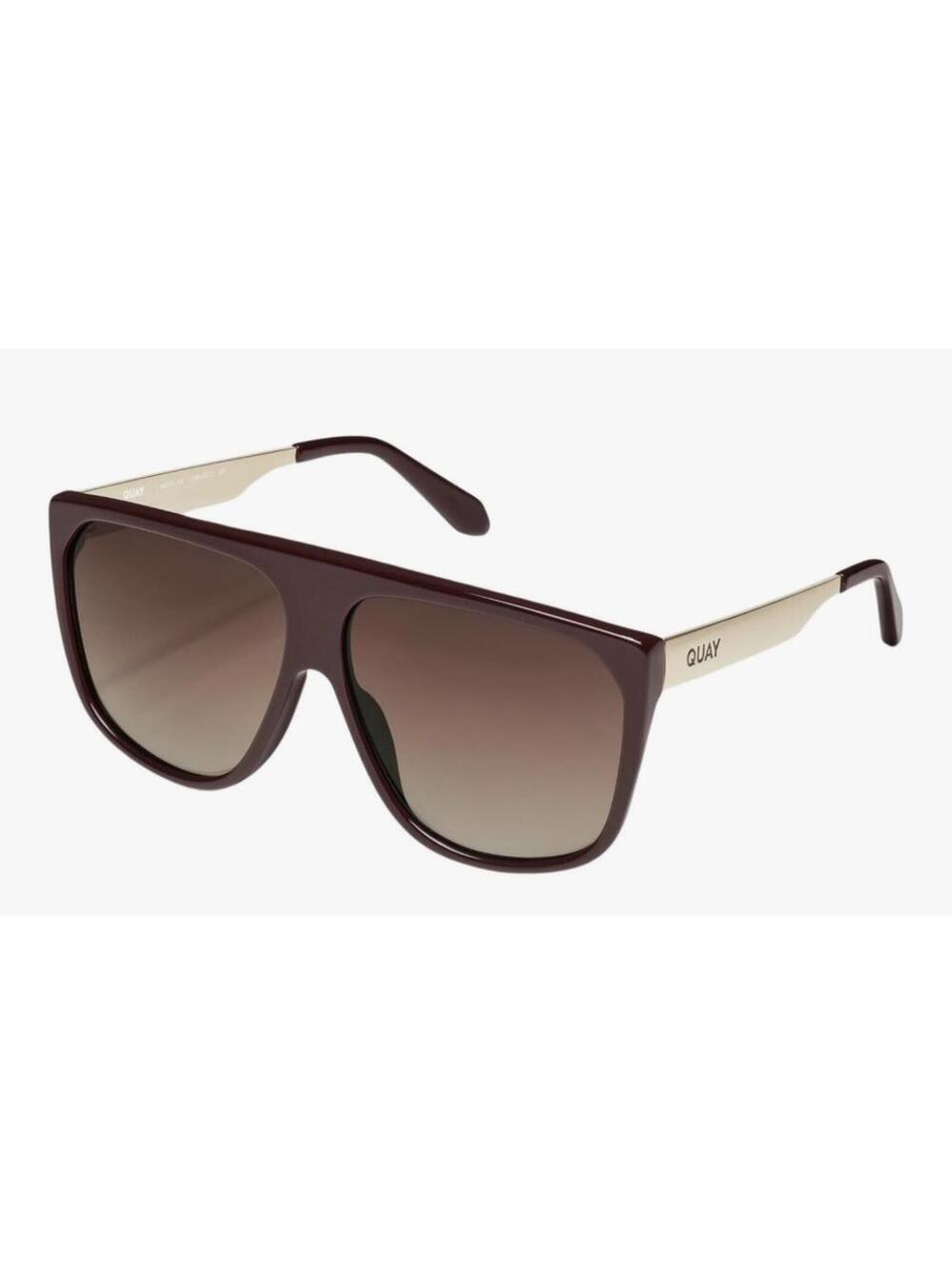NEW QUAY AUSTRALIA "NO CURFEW" OVERSIZED SHIELD SUNGLASSES